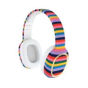 Headphones With Colorful Stripes Pattern (Pre-Owned)