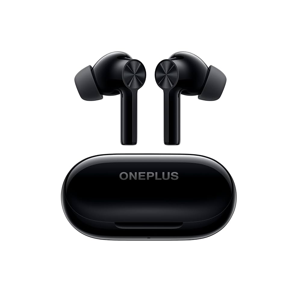OnePlus Buds Z2 Bluetooth Earbuds with mic (Obsidian Black) (Pre-owned)