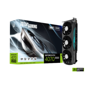 ZOTAC GAMING GeForce RTX 4070 SUPER Trinity Black Edition 12GB GDDR6X (ZT-D40720D-10P) Graphics Card (Pre-owned)